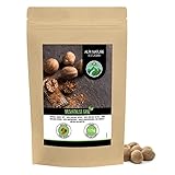 Muskatnuss ganz (125g), Muskatnüsse ca. 20-25 Stück, 100% naturrein, natürlich ohne Zusätze, vegan