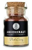 Ankerkraut Pink Curry Gewürz, 80g im Korkenglas, Indisches Gericht Mischung Würzender Zutaten, Einfach Kochen Ohne Geschmacksverstärker, Indien Masala in deiner Küche