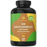 Bio Bockshornklee Aktiviert - Big Pack: 360 Kapseln (650mg) - Fenugreek Capsules - Hochdosiert: 2.600mg - Hochwertiger Rohstoff aus Ägypten - Vegan, Laborgeprüft, Deutsche Produktion - TRUE NATURE