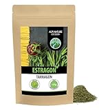 Estragon gerebelt (125g), Estragon schonend getrocknet, Estragonblätter 100% rein und naturbelassen zur Zubereitung von Gewürzmischungen