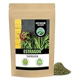 Estragon gerebelt (125g), Estragon schonend getrocknet, Estragonblätter 100% rein und naturbelassen zur Zubereitung von Gewürzmischungen