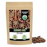 Sternanis ganz (250g), Sternanis ganze Kapseln, 100% naturrein, Sternanistee natürlich ohne Zusätze, Star Anise