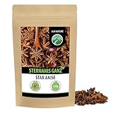 Sternanis ganz (250g), Sternanis ganze Kapseln, 100% naturrein, Sternanistee natürlich ohne Zusätze, Star Anise